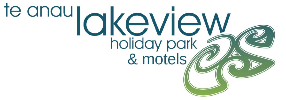 Te Anau Lakeview Holiday Park blue and green Logo